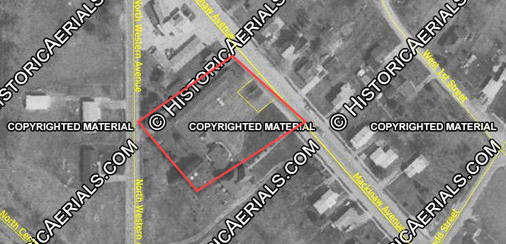Monarch Motel - 1977 Aerial